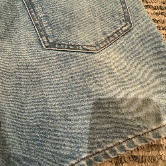 Frank and Oak Stevie Tapered Denim Short in Light Wash - Picture 5 of 13